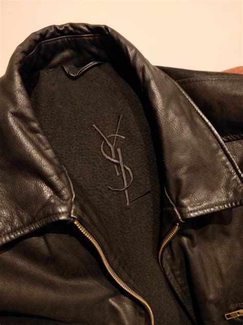 leather jacket ysl|ysl leather jacket vintage.